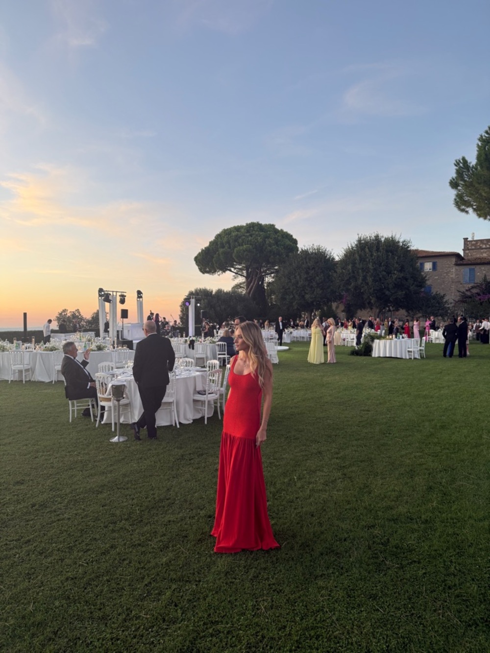 Retrofete Red Maxi Dress